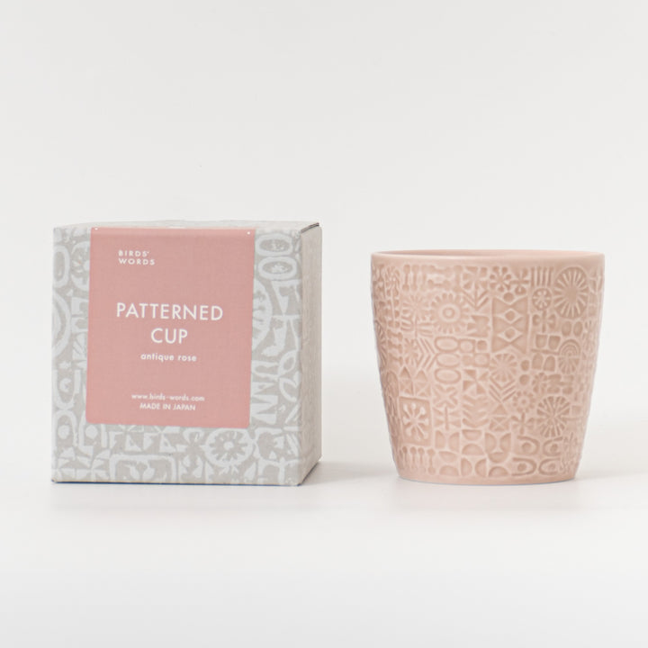 BIRDS’WORDS/ PATTERNED CUP