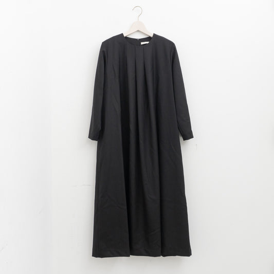 evam eva|black tuck one-piece E263T053