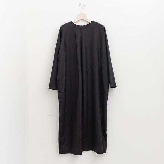 evam eva|black tuck one-piece E263T056