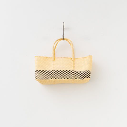 Cilantron|MERCADO BAG size:S(BEIGE×BROWN)