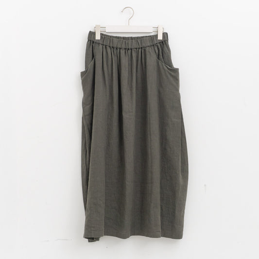 evam eva|water linen skirt E263T009
