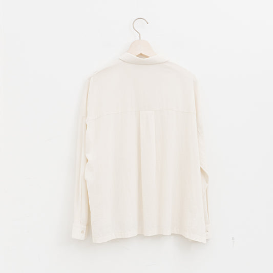 evam eva|cotton shirt E261T118