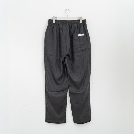 VOIRY|DOCTOR PANTS-LINEN col.Black