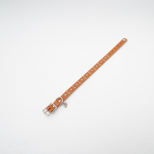ペット用品 - DogLa|スワロフスキーカラー 3/4inch(タン)