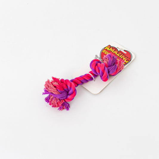 ペット用品 - Amazing Pet Products|2Knot Bone Rope 8(PURPLE×PINK)