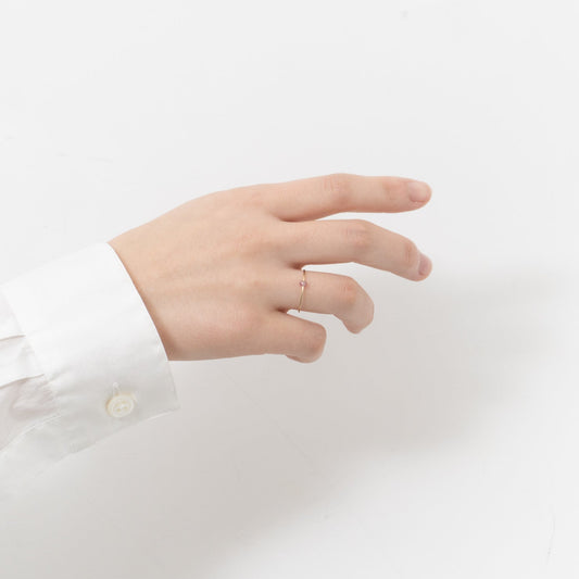 Carla Caruso|Bead Ring-Pink Sapphire-H
