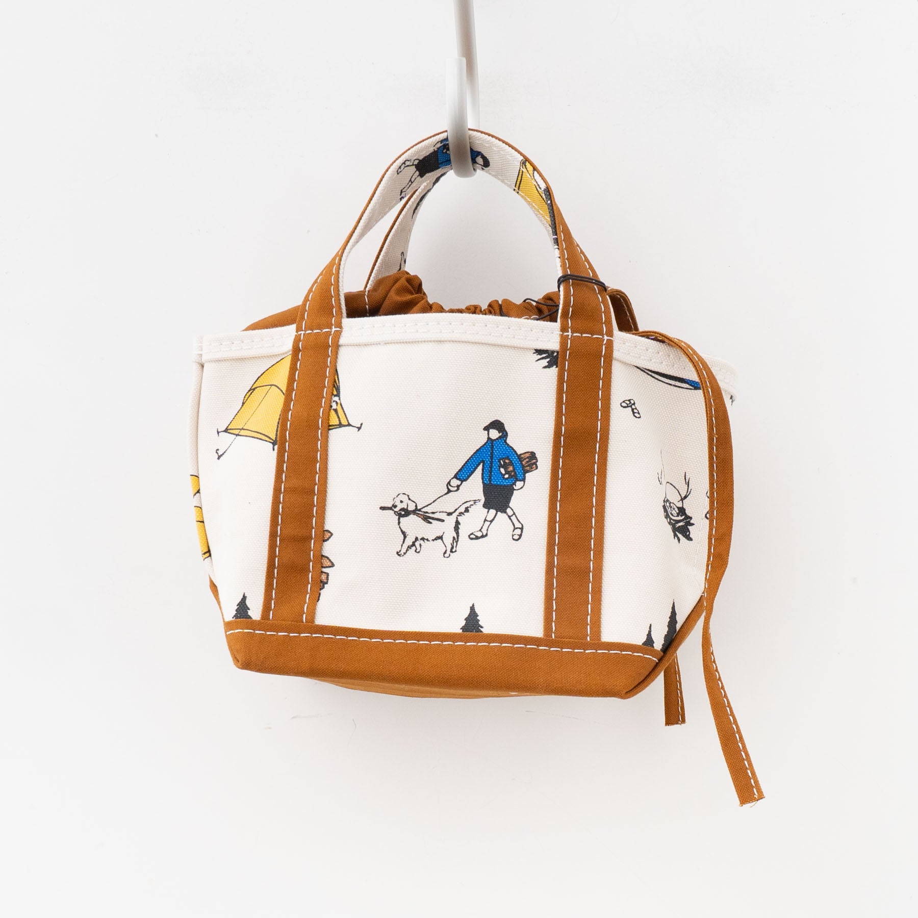 TEMBEA/ TOTE BAG MINI COL.CAMP/CAMEL – haus-netstore