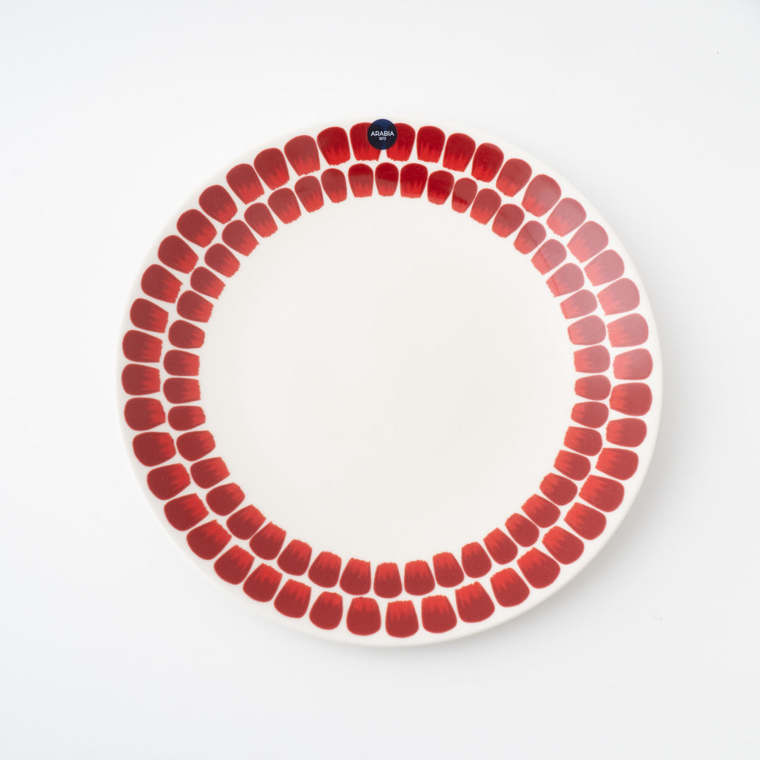 ARABIA/ 24h TUOKIO(トゥオキオ) Plate 26cm COL.RED