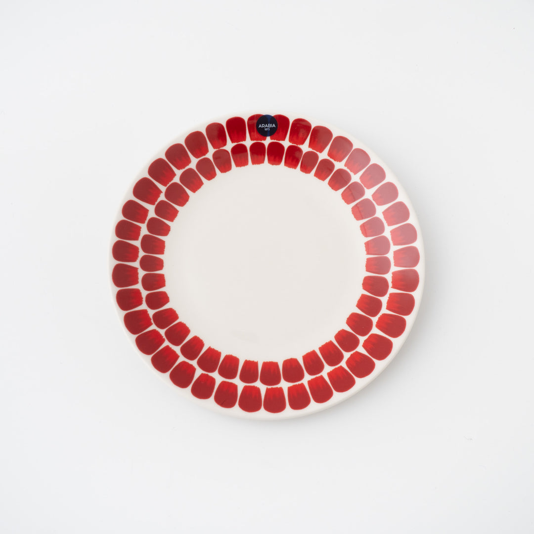 ARABIA/ 24h TUOKIO(トゥオキオ) Plate 20cm COL.RED