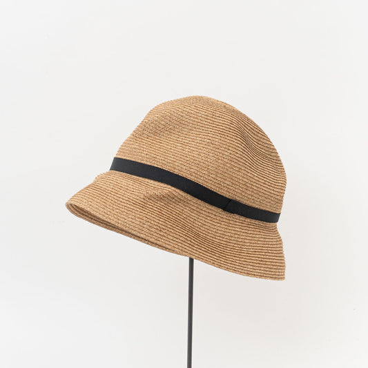 NEW 2026SS mature ha.|BOXED HAT 7cm brim grosgrain ribbon MBOX-104-Y