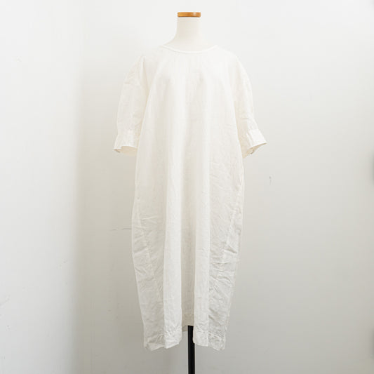 【SALE】homspun|WOMEN コットンリネンバイオ半袖ワンピース 251-1642-YS