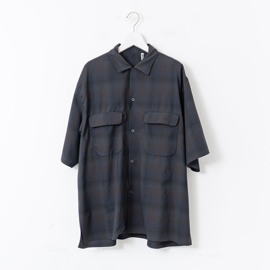 KAPTAIN SUNSHINE|MEN Open Collared SS Shirt