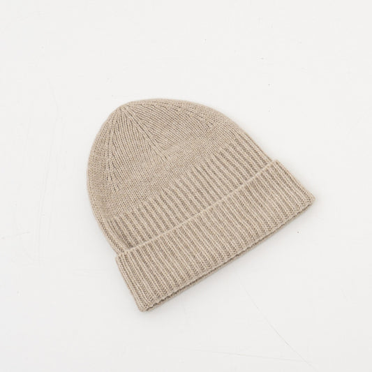 NEW 2026AW mature ha.|knit cap MKF-24010-H(light beige)