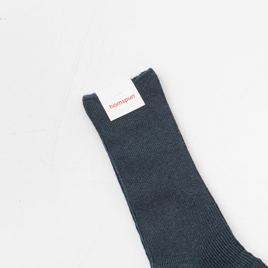 homspun|WOMEN 防縮ウールソックス 242-8281