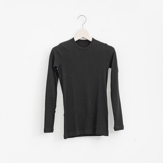 ゴーシュ| スーピマカシミアフライスクルーネック G264-T046(black)
