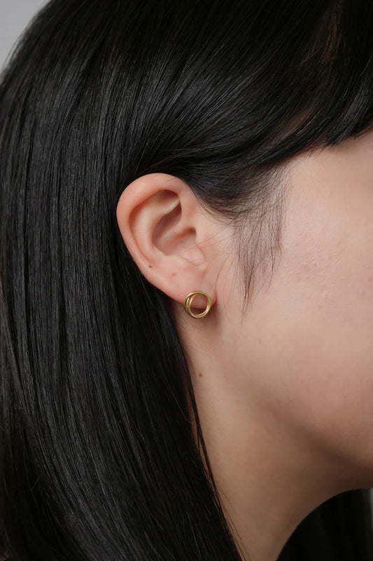 _Fot|round wire earring _ strings (Pierced earring) gold 1208a_p