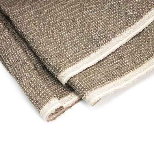 クラシックな雰囲気とさらっと優しい肌触り。fog linen work/ リネンウォッシュワッフルタオルケット col.グレー - haus-netstore