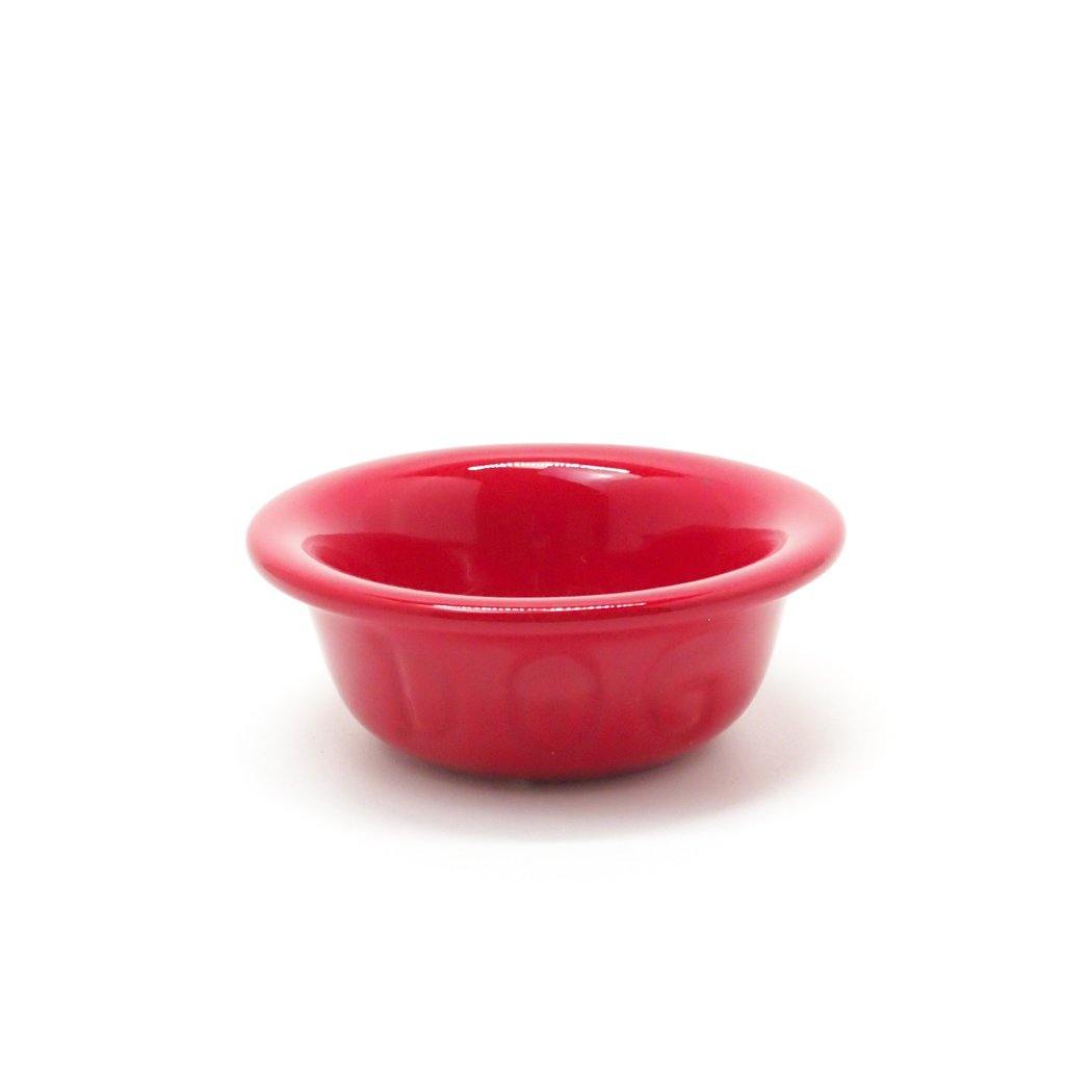 BAUER POTTERY/ RDEMI DOG BOWL レッド - haus-netstore