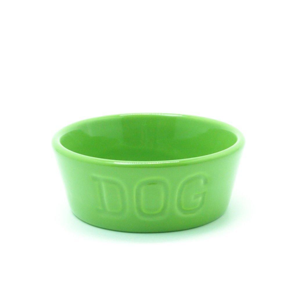 BAUER POTTERY/ DOG BOWL Sサイズ パロットグリーン - haus-netstore
