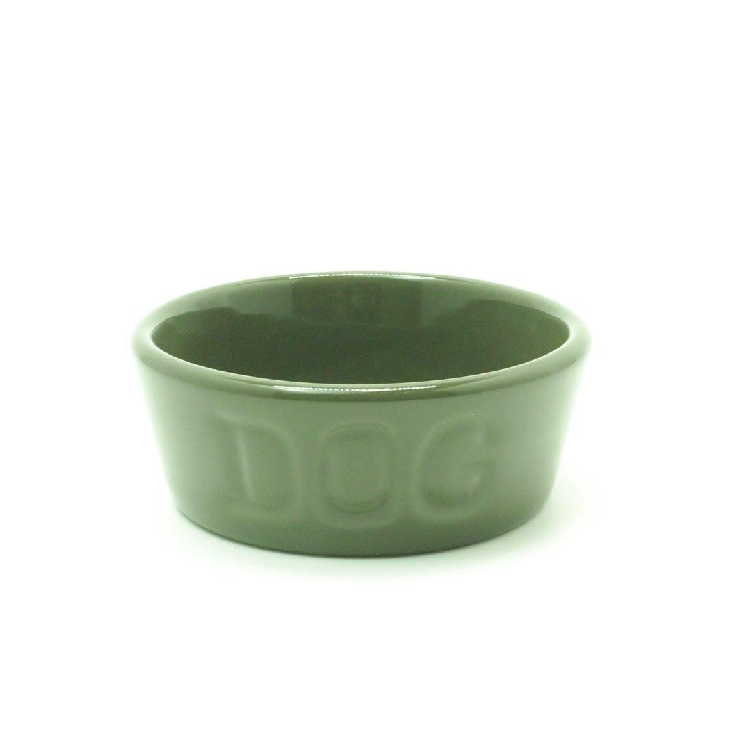 BAUER POTTERY/ DOG BOWL Sサイズ シイタケ - haus-netstore