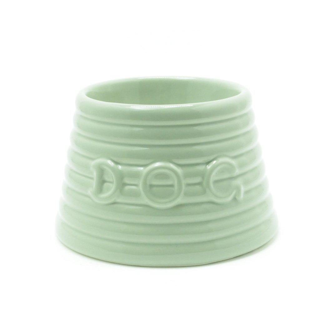 BAUER POTTERY/ RINGWARE DOG BOWL Sサイズ ドーバグレー - haus-netstore
