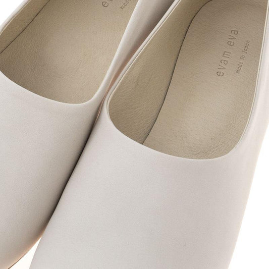 evam eva/ leather slipon/smoke white(06) - haus-netstore