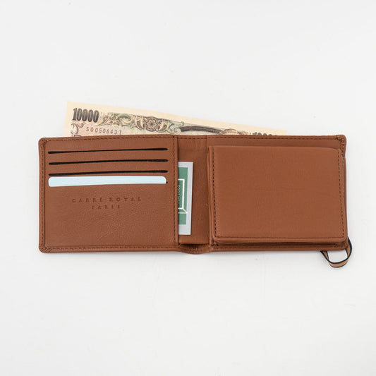CARRE ROYAL/ wallet with coins LA901 数量限定 縁と金運を結ぶ縁起物五円玉付き! - haus-netstore