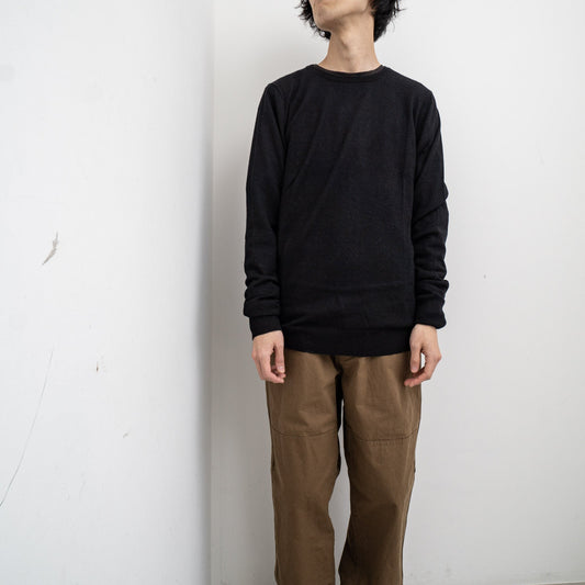 THE INOUE BROTHERS... /UNISEX Crew Neck Pullover col.Black - haus-netstore