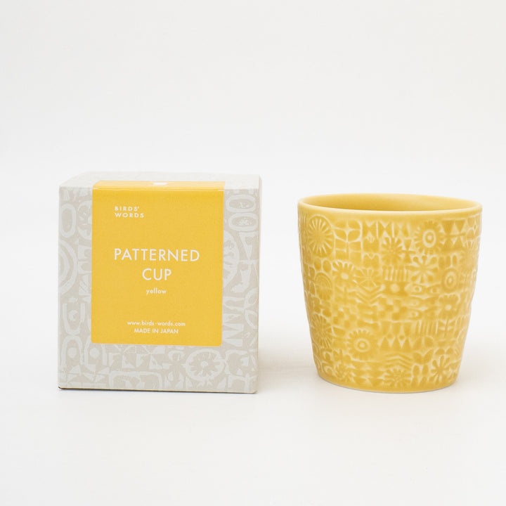 BIRDS’WORDS/ PATTERNED CUP - haus-netstore
