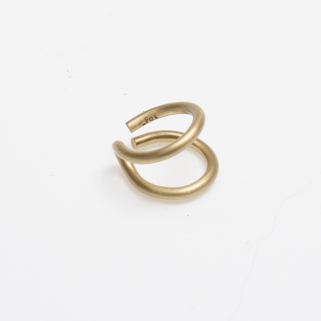 _Fot/ round wire earring _ double (ear cuff) 1103a_d - haus-netstore