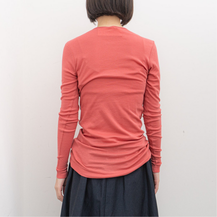 homspun /WOMEN　フライスクルーネックプルオーバー242-6668 col.pink
