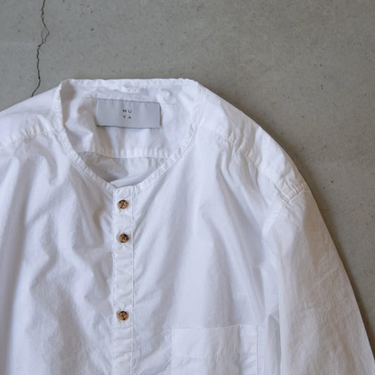 MUYA｜80/1 Nerd shirts no collar No.2504-suomi