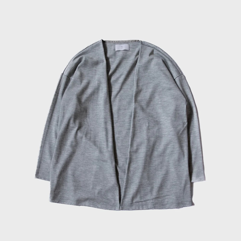 MUYA｜Wool relax cardigan No.2562N-suomi（gray）