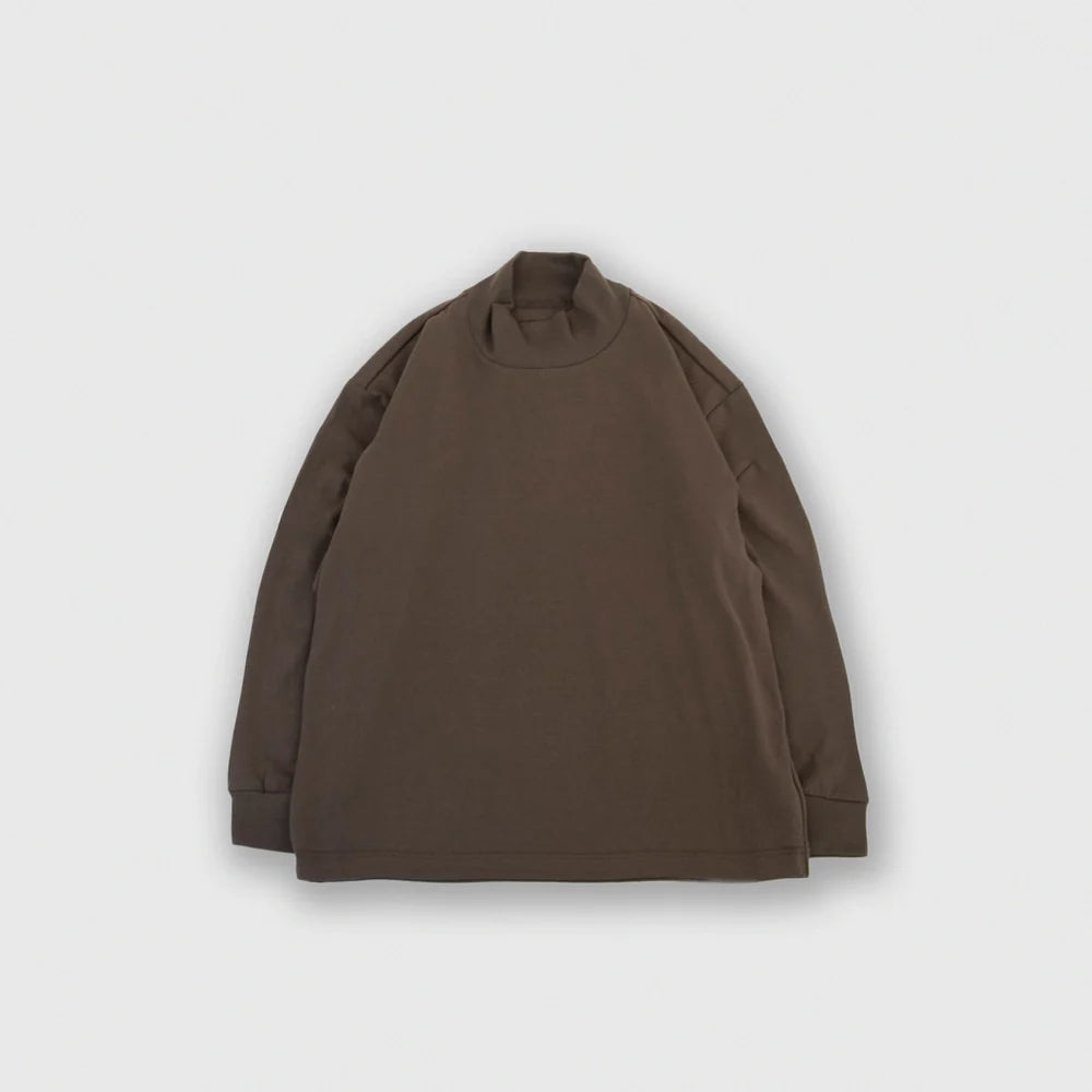 MUYA｜High neck T-shirts No.2549-suomi（brown）