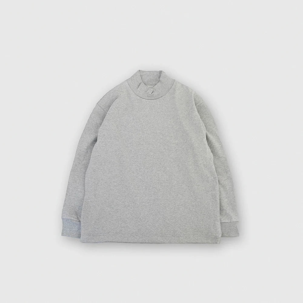 MUYA｜High neck T-shirts No.2549-suomi（gray）