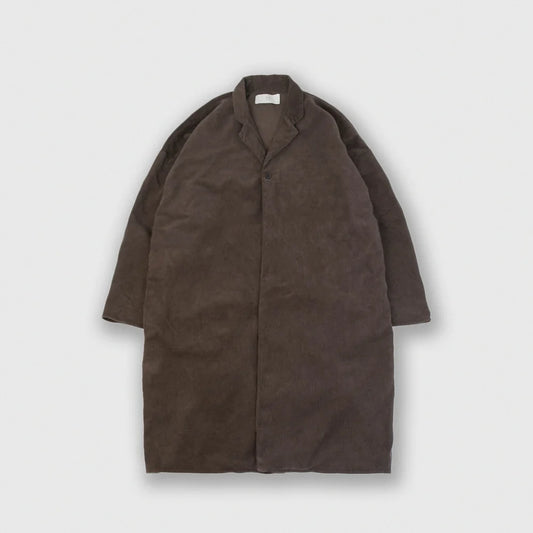 MUYA｜Corduroy livery coat tailored collar No.2609-suomi（brown）
