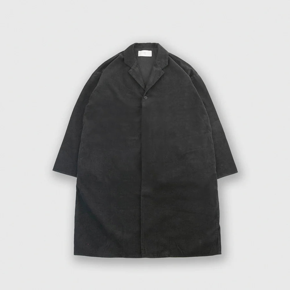 MUYA｜Corduroy livery coat tailored collar No.2609-suomi（charcoal）