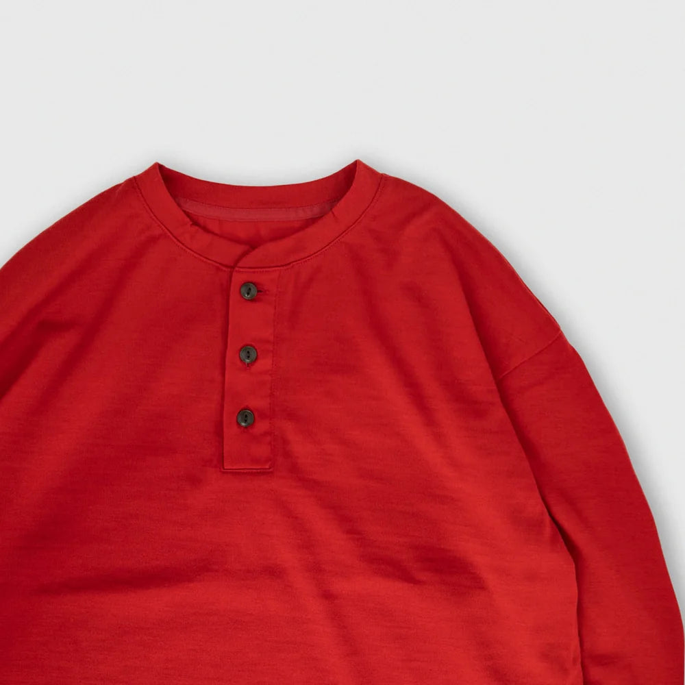 MUYA｜Merino wool henley neck T-shirts No.2623-suomi