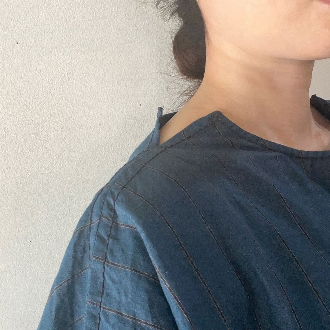 homspun/WOMEN　C/Lチェック&ストライプBIG OP 251-1616-Y