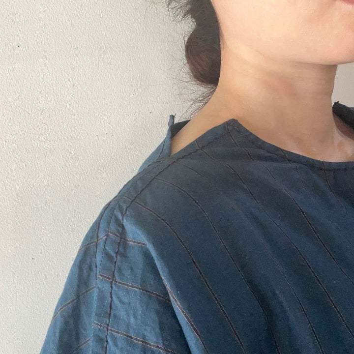 homspun/WOMEN　C/Lチェック&ストライプBIG OP 251-1616-Y