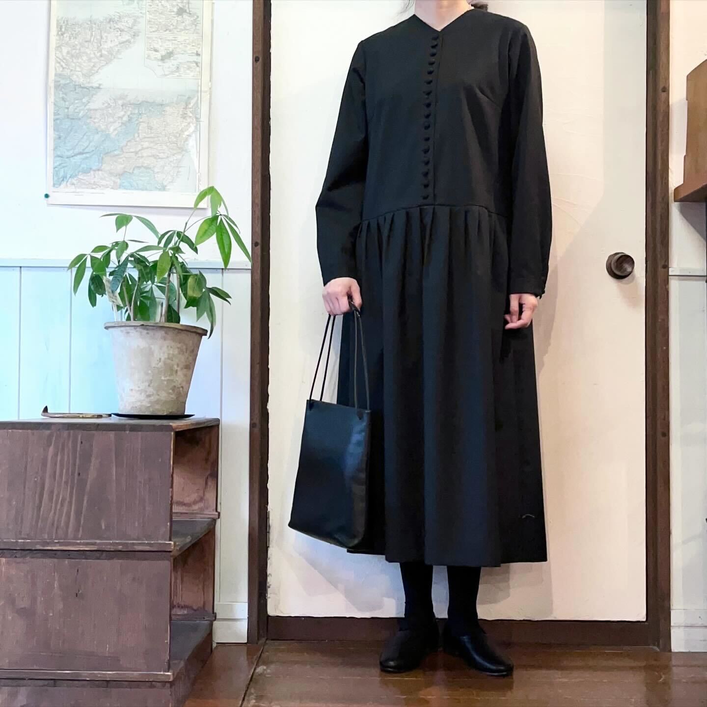 atelier naruse /WOMEN　｜kurumi button formal one-piece na-F03062_a