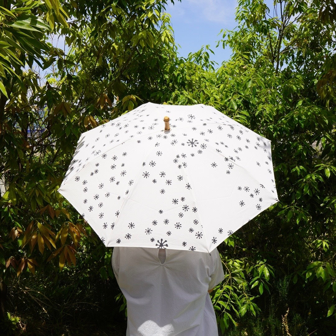 傳tutaee｜折りたたみ日傘　ツタエノヒガサ ウサギノタスキ-はらはらキナリY