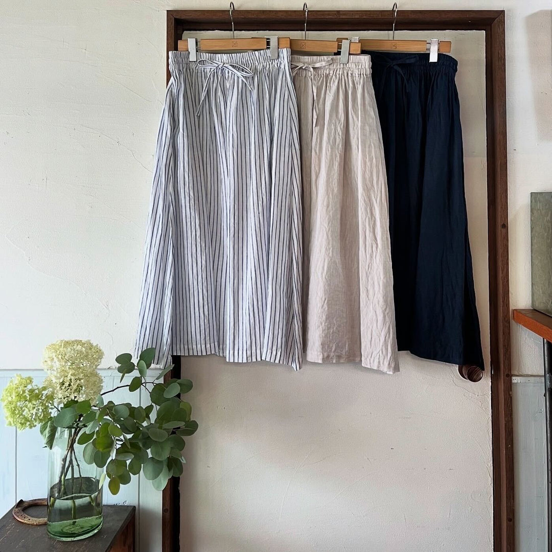atelier naruse /WOMEN　リネンギャザースカート