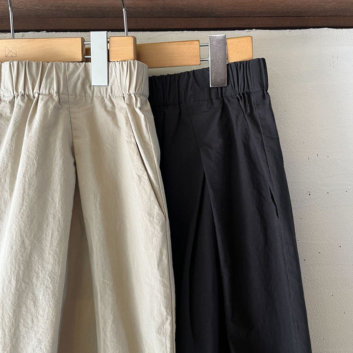 【完売】evam eva/　cotton cropped pants E251T052