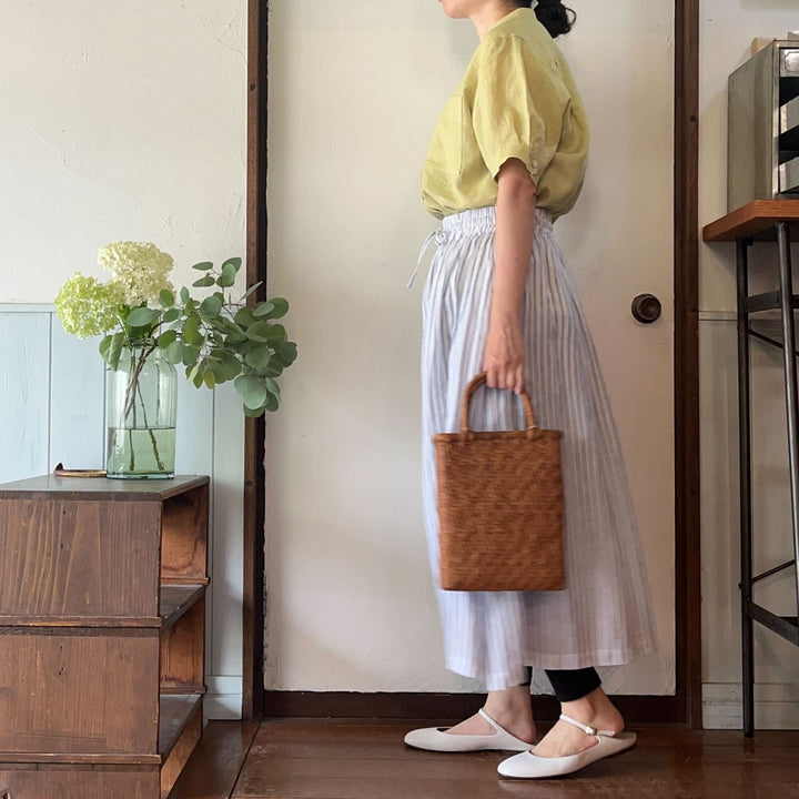 atelier naruse /WOMEN　リネンギャザースカート