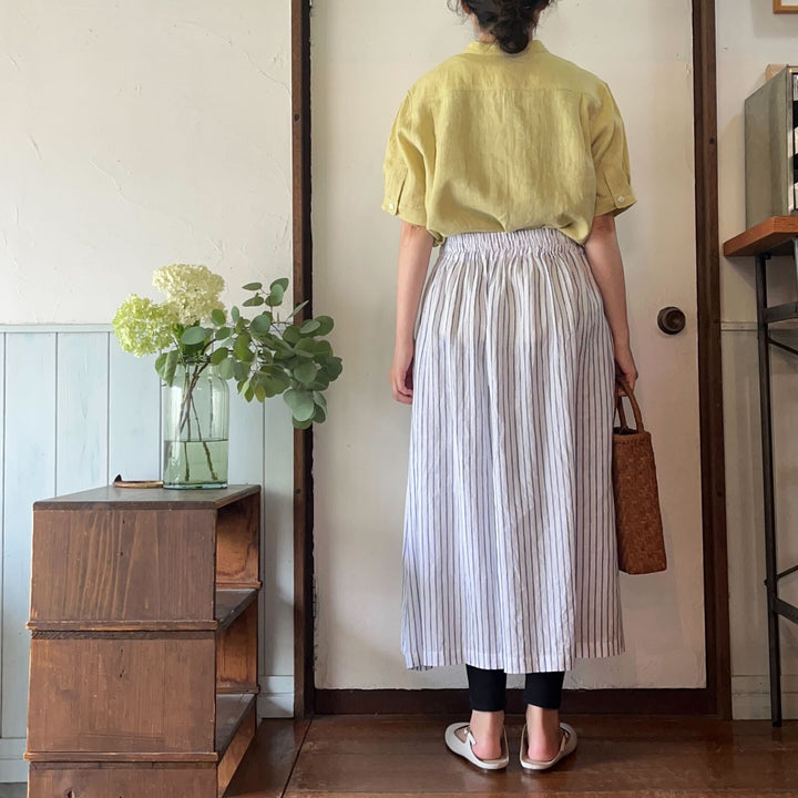 atelier naruse /WOMEN　リネンギャザースカート