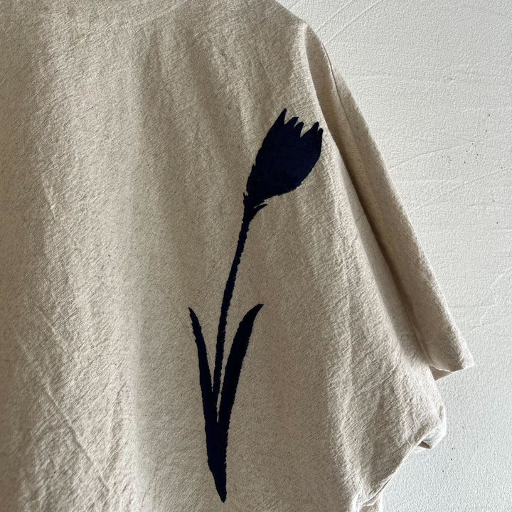 atelier naruse /WOMEN　2025｜cotton linen smock blouse ～ tulip ～ na-h02076