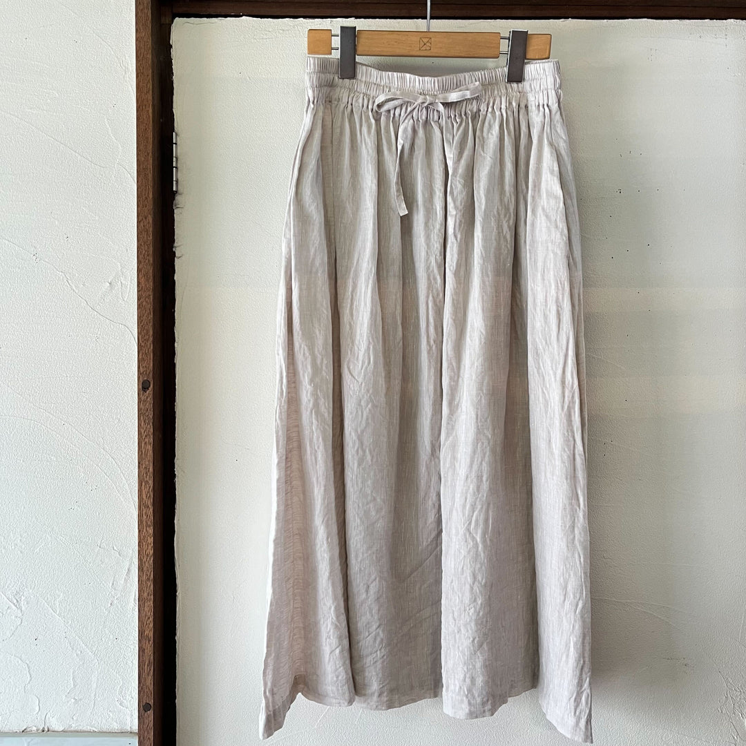 atelier naruse /WOMEN　リネンギャザースカート