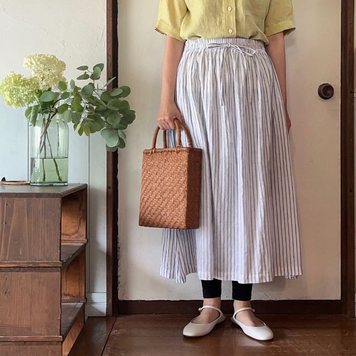 atelier naruse /WOMEN　リネンギャザースカート