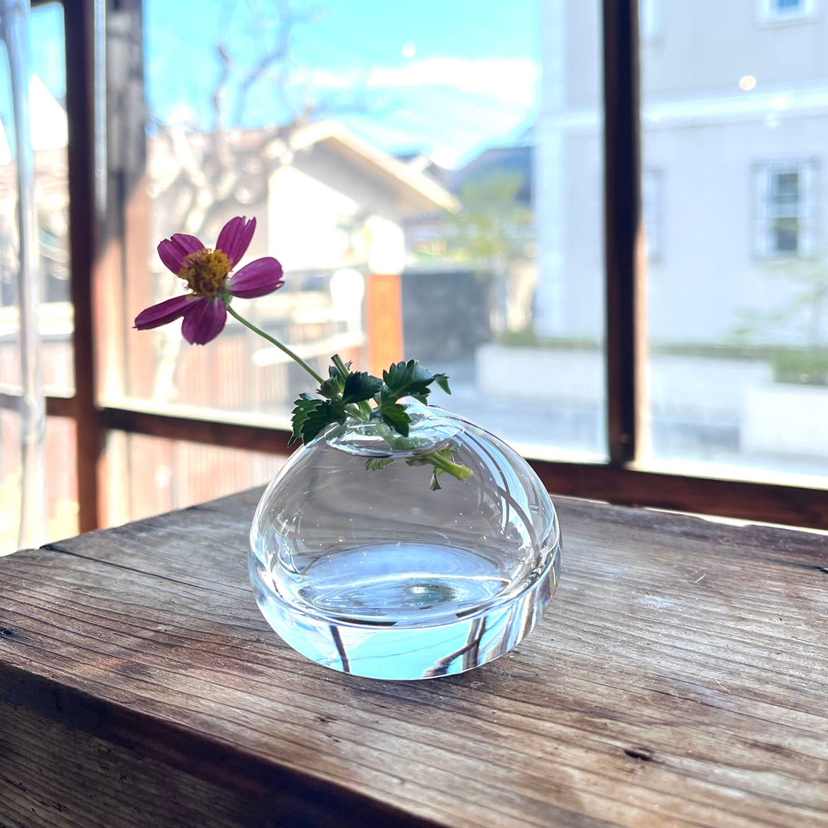 MORI GLASS　森　知恵子｜一輪挿し
